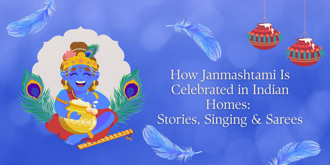 How Janmashtami Is Celebrated in Indian Homes: Stories, Singing & Sarees