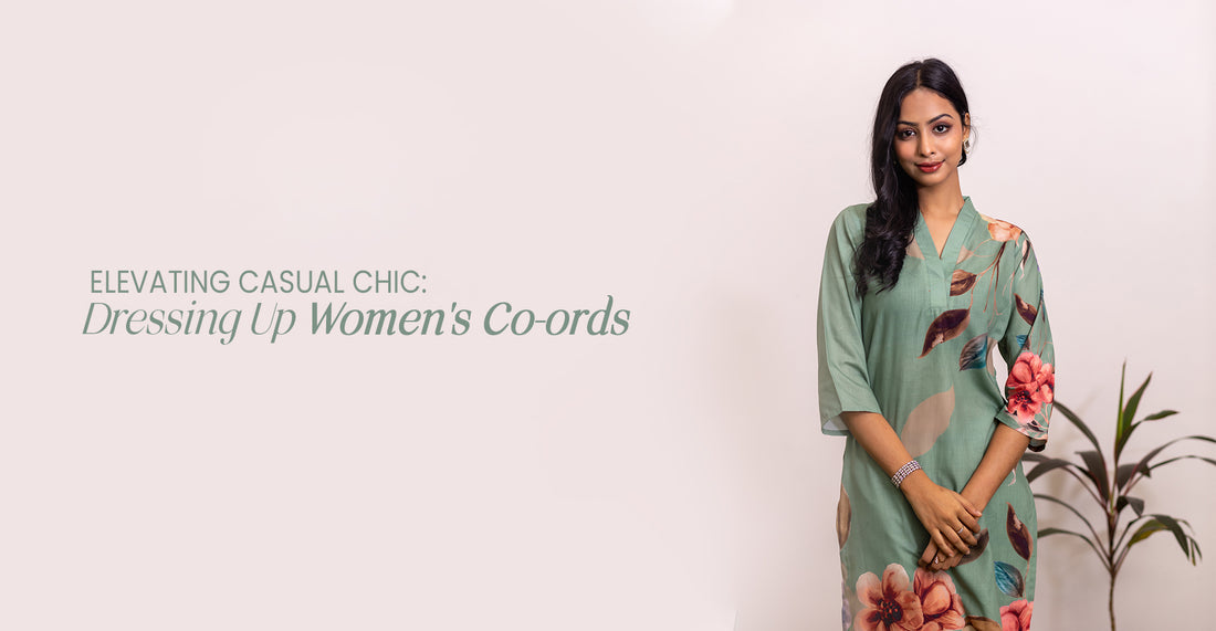 Elevating Casual Chic: Dressing Up Women's Co-ords