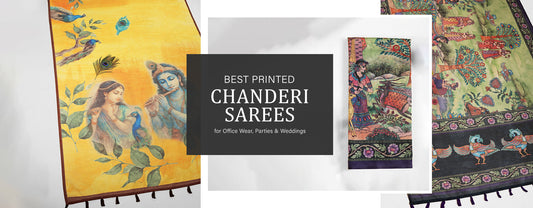 Best Printed Chanderi Sarees for Office Wear, Parties & Weddings 