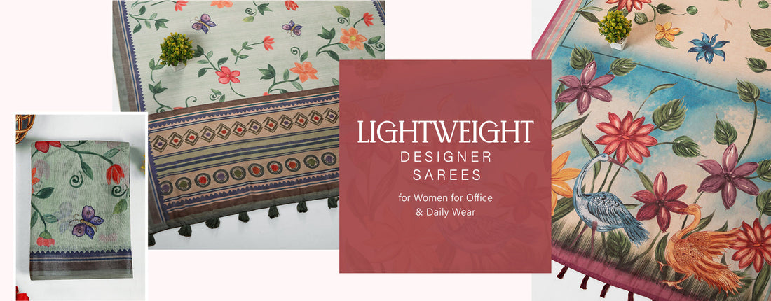 Lightweight Designer Sarees for Women for Daily Wear