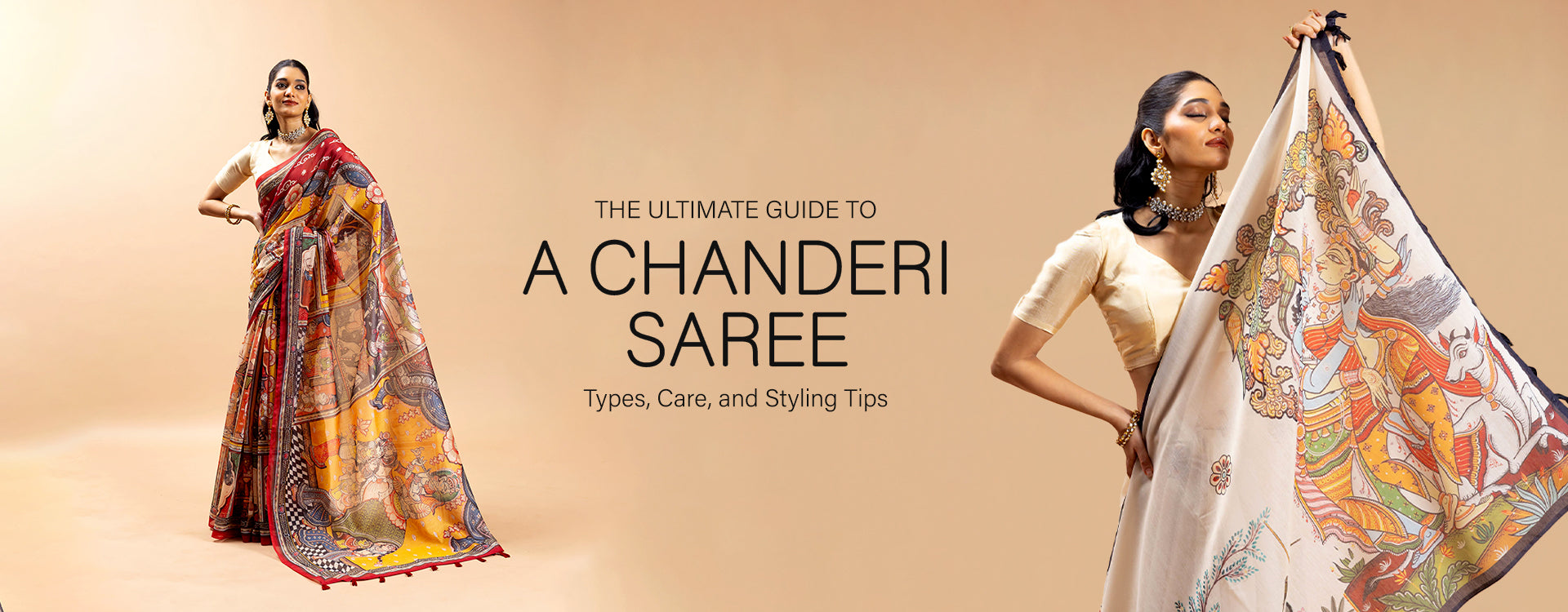 The Ultimate Guide to Chanderi Sarees: Types, Care & Styling