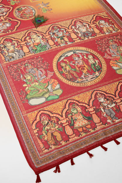 Divya-Raag Chanderi Saree