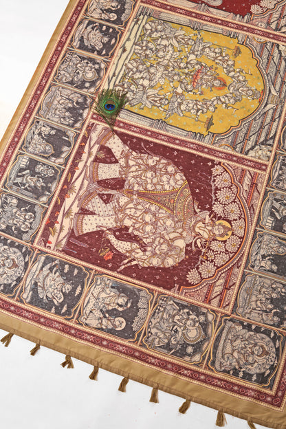Charitramala Chanderi Cotton Saree
