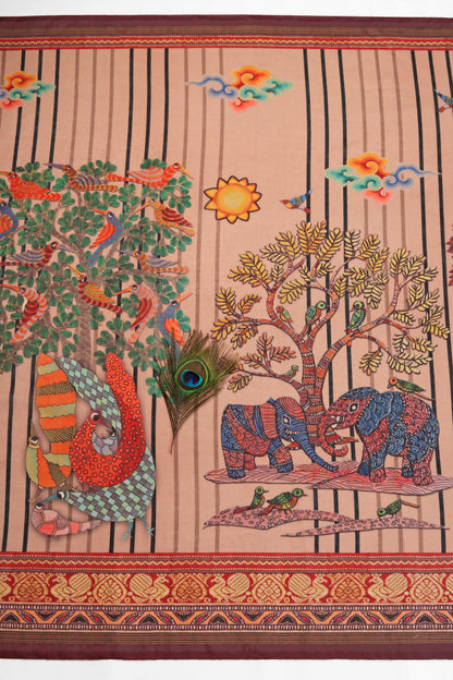 Prakriti Raas Chanderi Saree