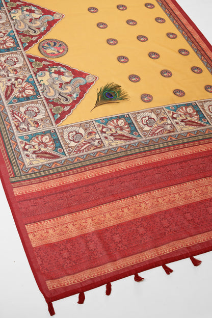 Kanchana Leela Chanderi Saree