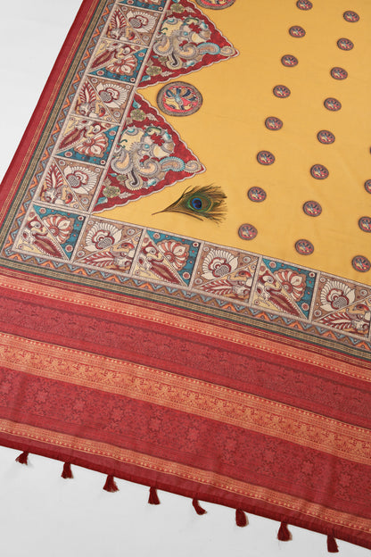 Kanchana Leela Chanderi Saree