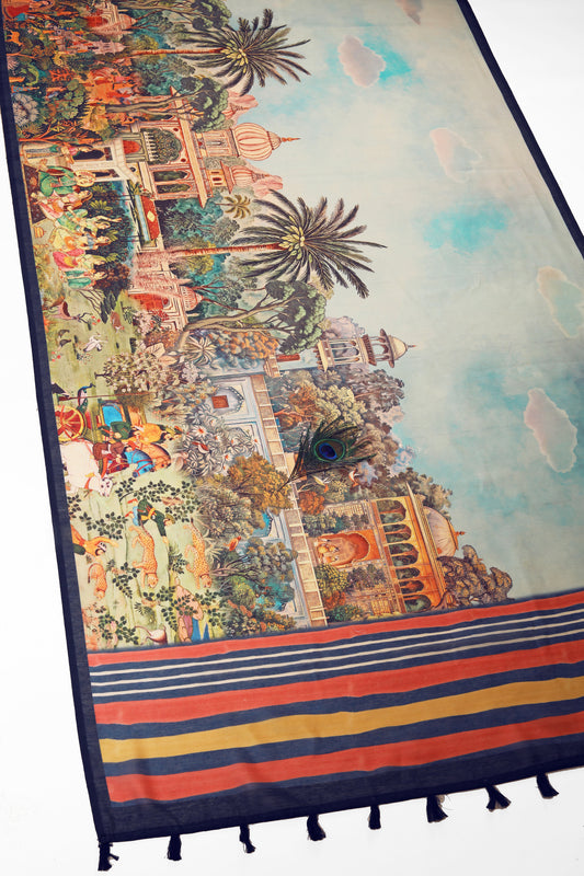 Shahi Bagh Chanderi Saree