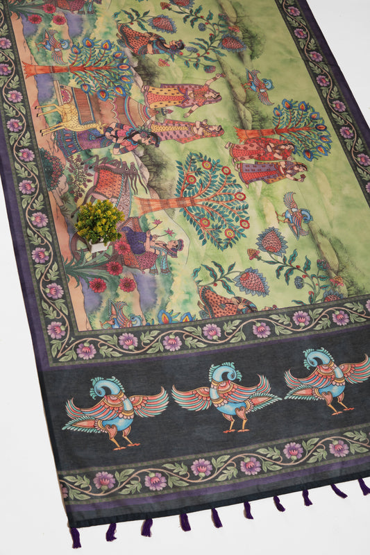 Madhuban Chanderi Saree