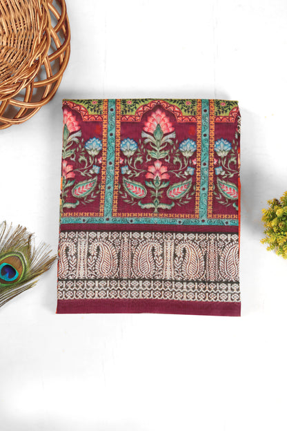 Surya Kesari Chanderi Saree