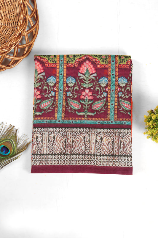 Surya Kesari Chanderi Saree