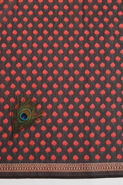 Matsya-Raag Chanderi Saree