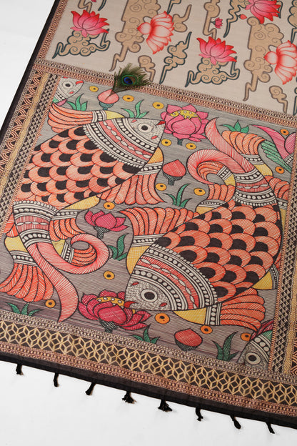 Matsya-Raag Chanderi Saree