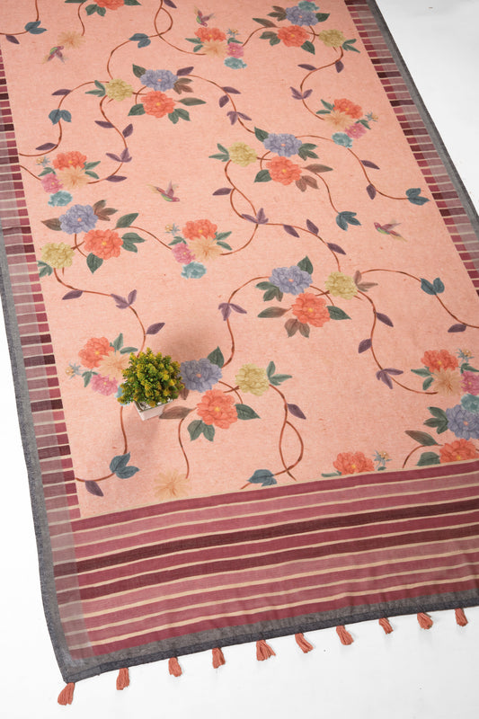 Ritu Kamal Linen Saree