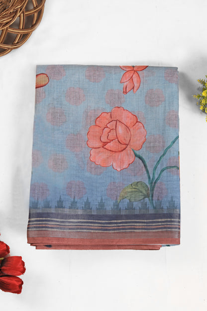 Utsav Mor Linen Saree
