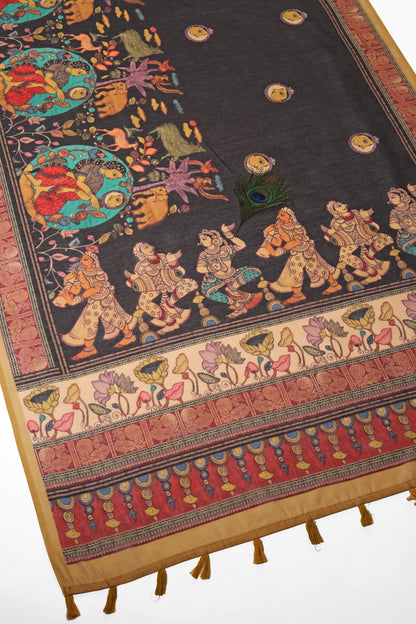 Nishaa Rang Chanderi Saree