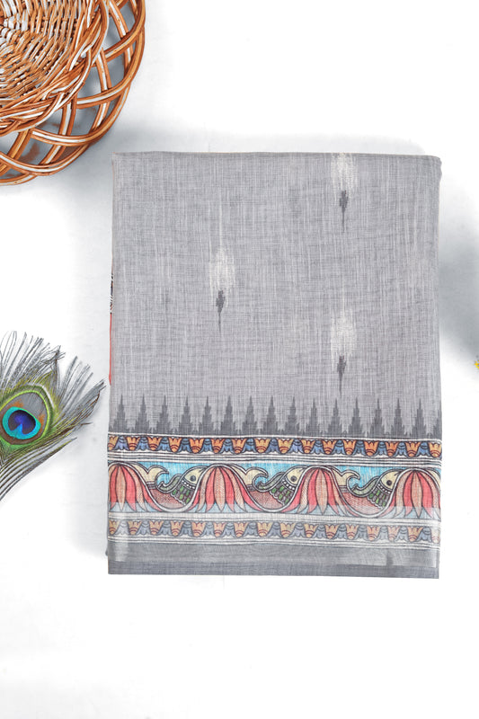 Aangan Leela Linen Saree - Yuvani