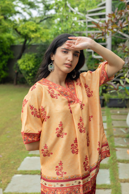 Apricot Allure Coord Set - Yuvani