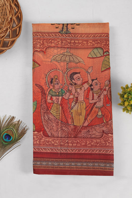 Ayodhya Katha Chanderi Saree - Yuvani