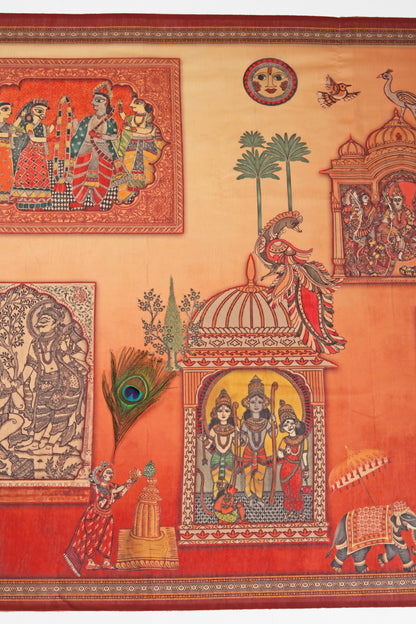 Ayodhya Katha Chanderi Saree - Yuvani