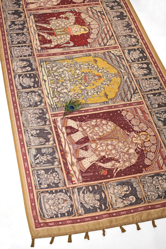 Charitramala Chanderi Cotton Saree - Yuvani