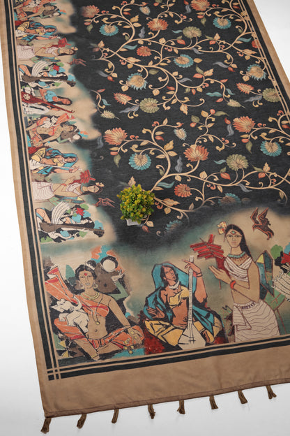 Charulata Chanderi Cotton Saree - Yuvani