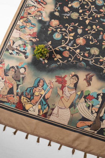 Charulata Chanderi Cotton Saree - Yuvani