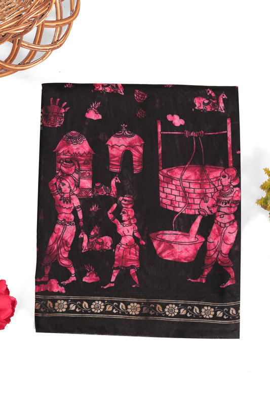 Chitrika Neelkamal Chanderi Cotton Saree - Yuvani