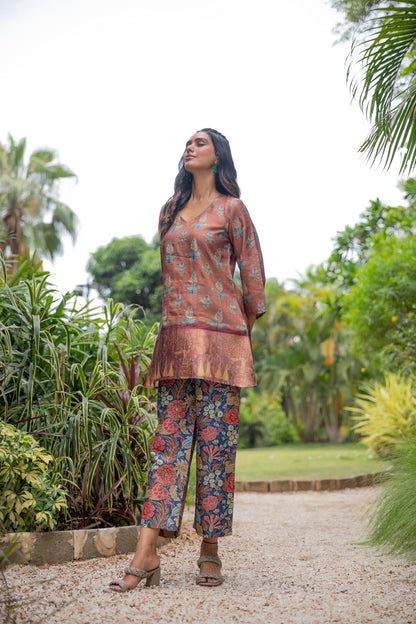 Creative Contrast Co-ord Set - Yuvani