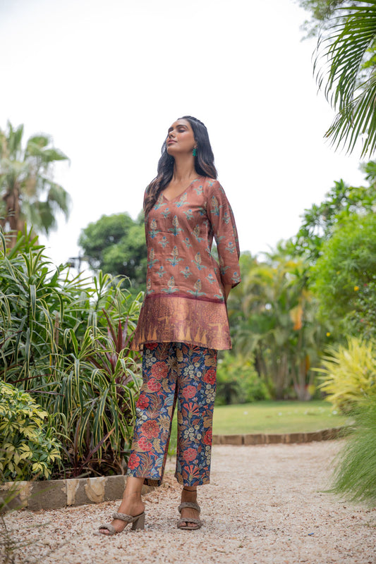 Creative Contrast Co-ord Set - Yuvani