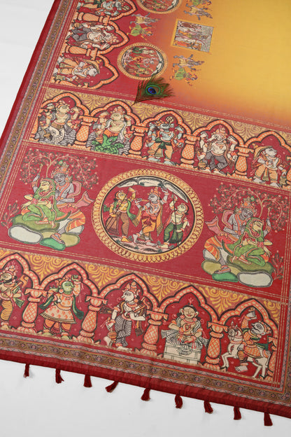 Divya-Raag Chanderi Saree - Yuvani