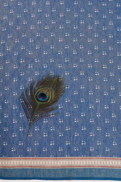 Gajrekha Bandhani Handloom Cotton Silk Saree - Yuvani