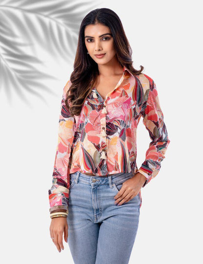 Garden of Eden High-Low Shirt - Yuvani