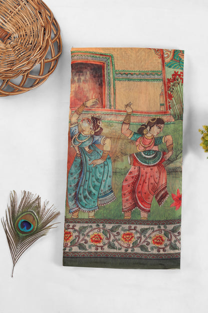 Gopi Raas Chanderi Saree - Yuvani