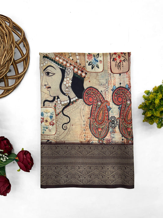 Gulzar Banarasi Printed Saree - Yuvani