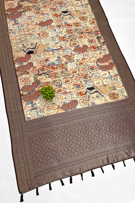 Gulzar Banarasi Printed Saree - Yuvani