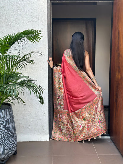 Vasantini Meenakari Jacquard Woven Saree
