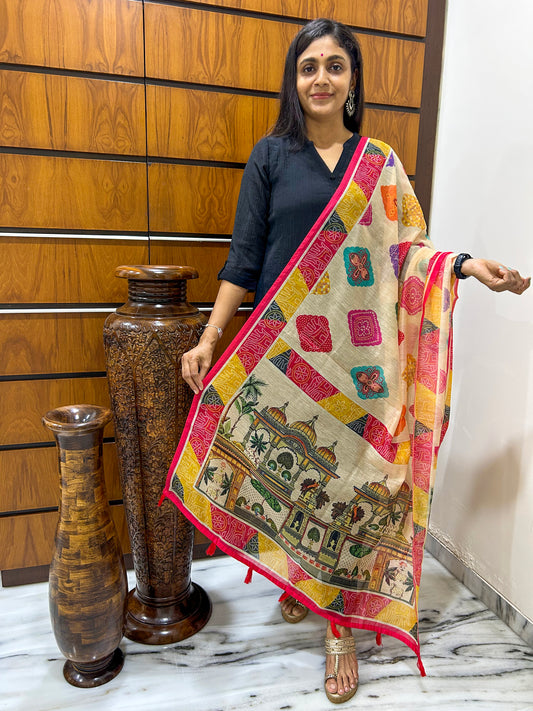 Jharokha Chanderi Dupatta