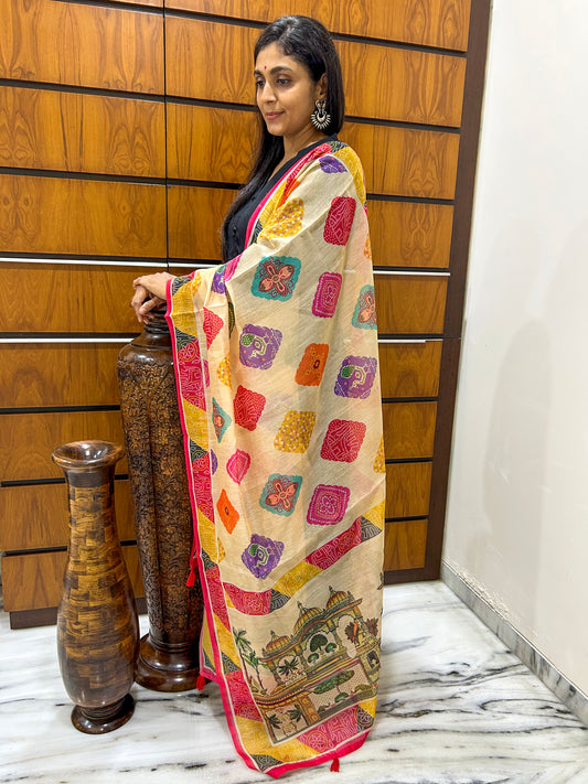 Jharokha Chanderi Dupatta