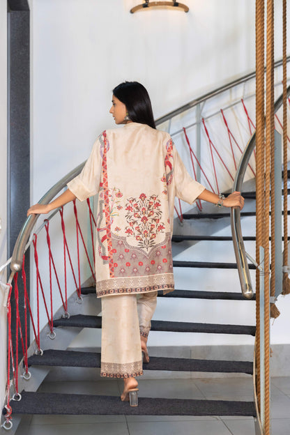 Iconic Ivory Kaftan Set - Yuvani