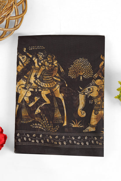 Kanak Pushp Chanderi Cotton Saree - Yuvani