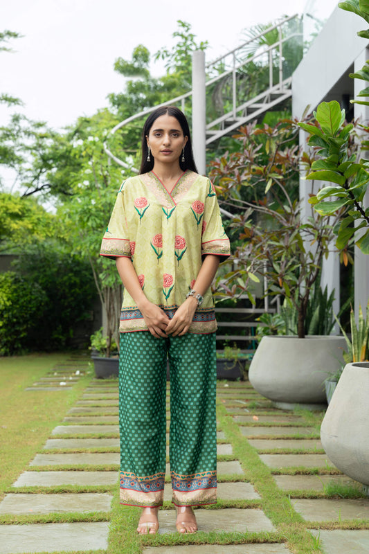 Lime Light Coord Set - Yuvani