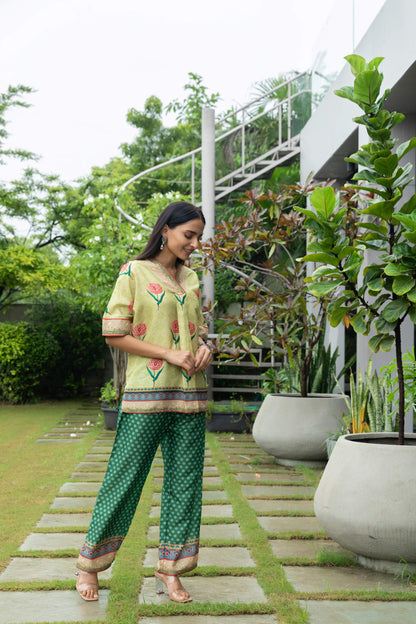 Lime Light Coord Set - Yuvani