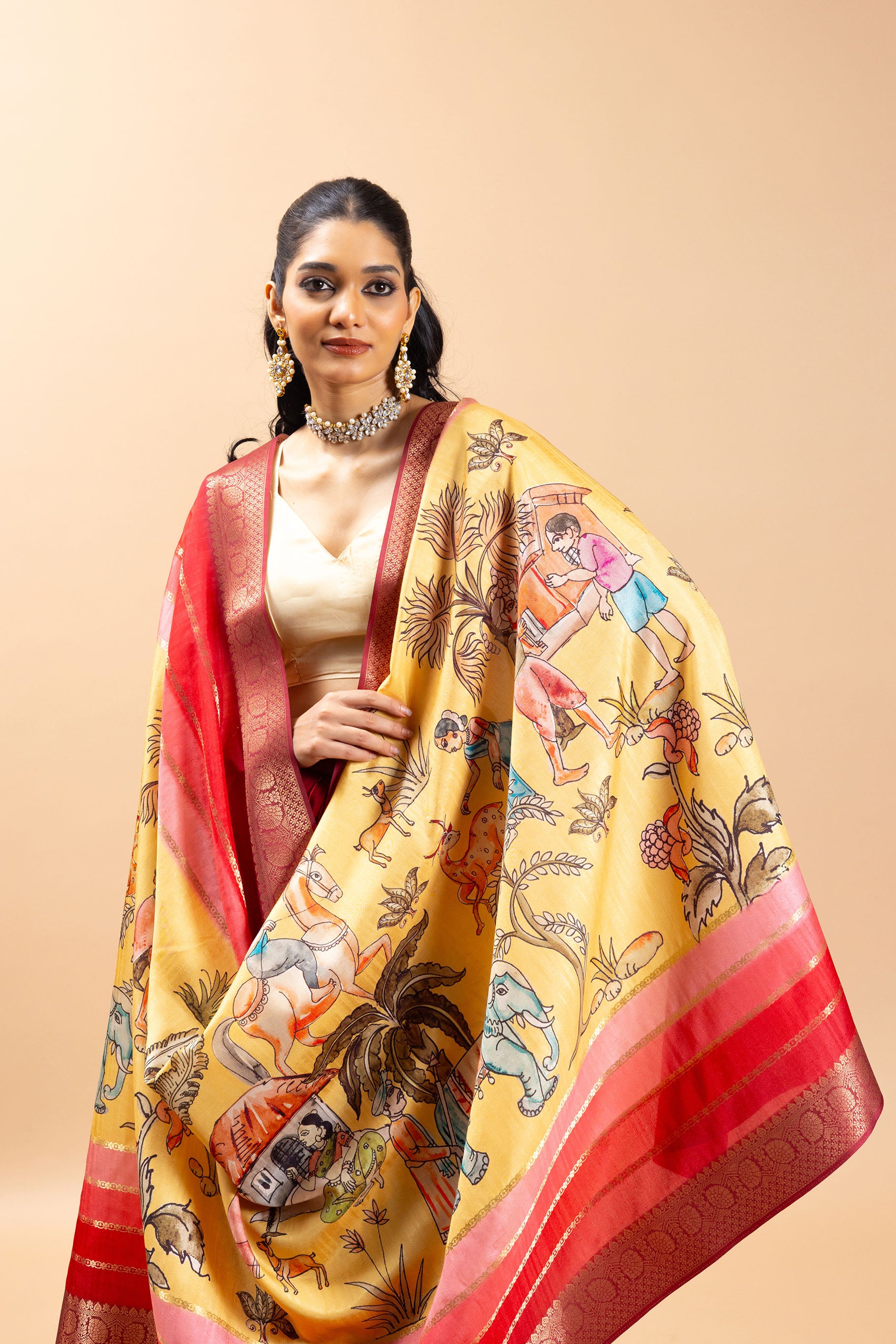Lok Vihar Jacquard Silk Saree - Yuvani