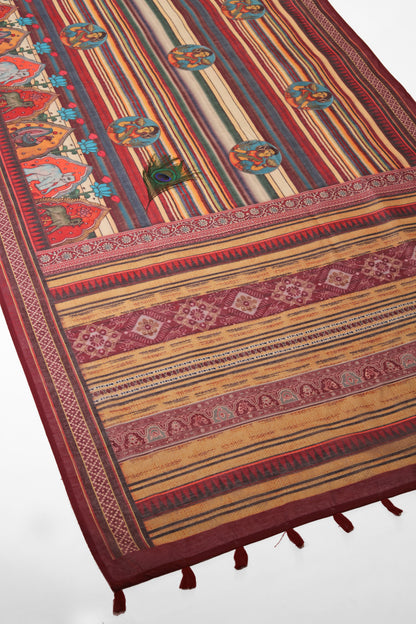 Maaya Chanderi Cotton Saree - Yuvani