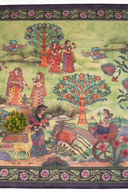 Madhuban Chanderi Saree - Yuvani