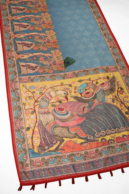 Mayura Leela Chanderi Saree - Yuvani