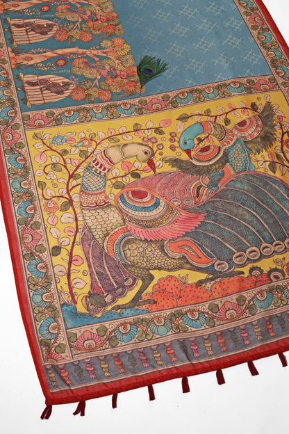 Mayura Leela Chanderi Saree - Yuvani