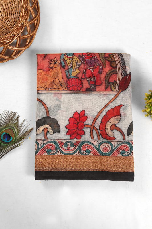 Moksha-Patra Chanderi Saree - Yuvani