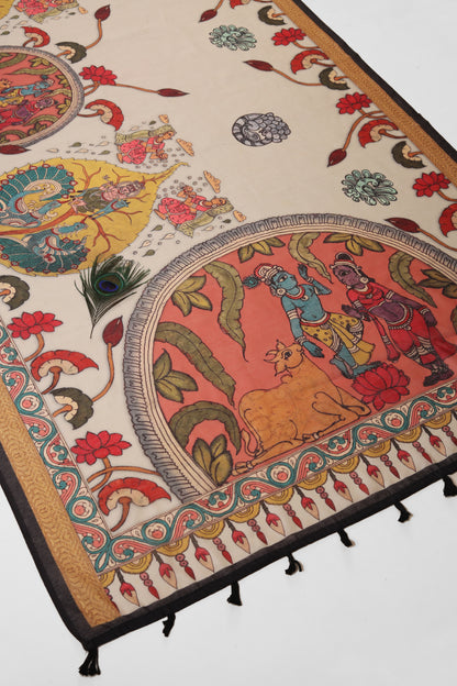 Moksha-Patra Chanderi Saree - Yuvani