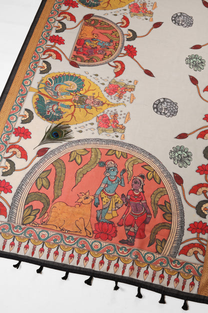 Moksha-Patra Chanderi Saree - Yuvani